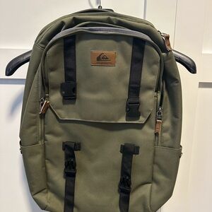 Quiksilver Men's Green and Black Backpack